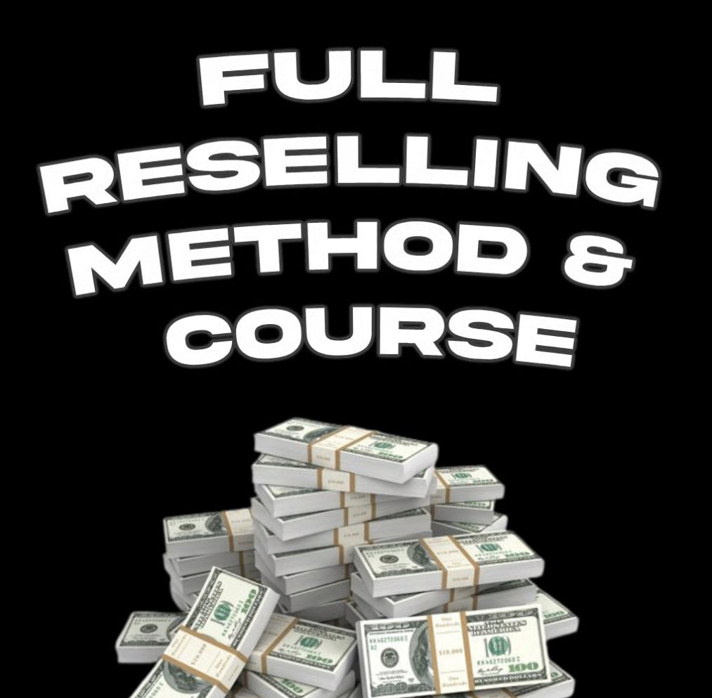 Full reselling course 2026
